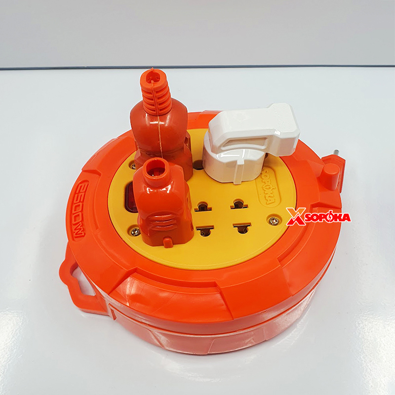 Ổ Cắm Điện Quay Cuộn Dây Tròn Chịu Tải 2500W Dòng R SOPOKA