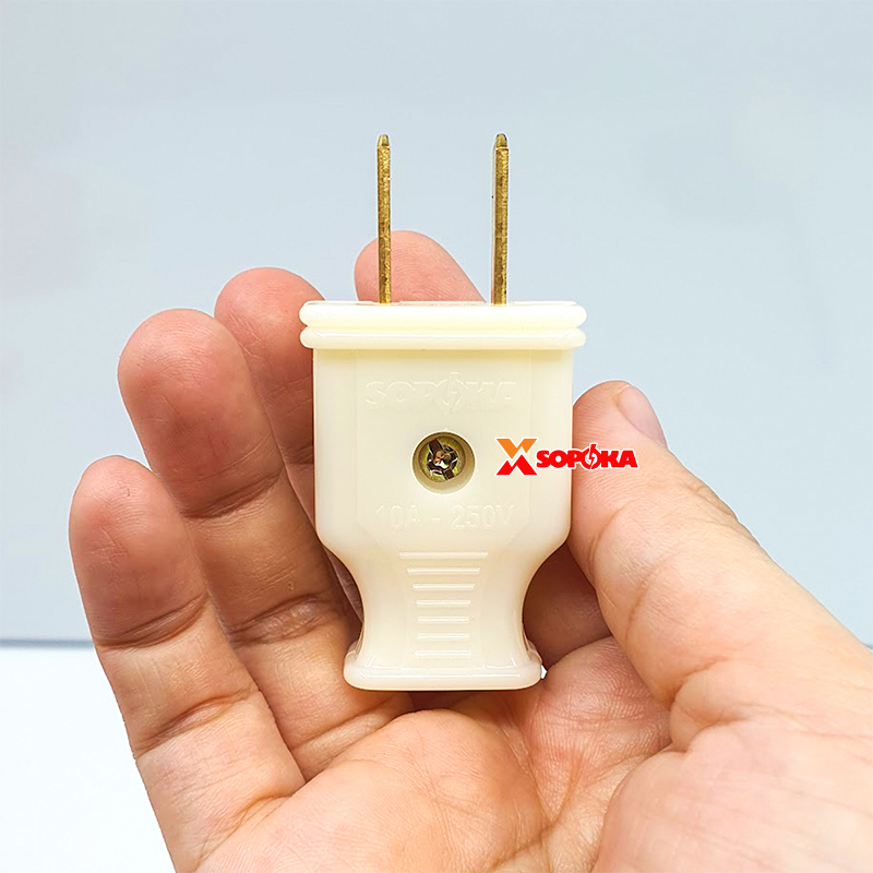 Phích Cắm Điện Dương Chân Dẹt Chống Vỡ P2 SOPOKA