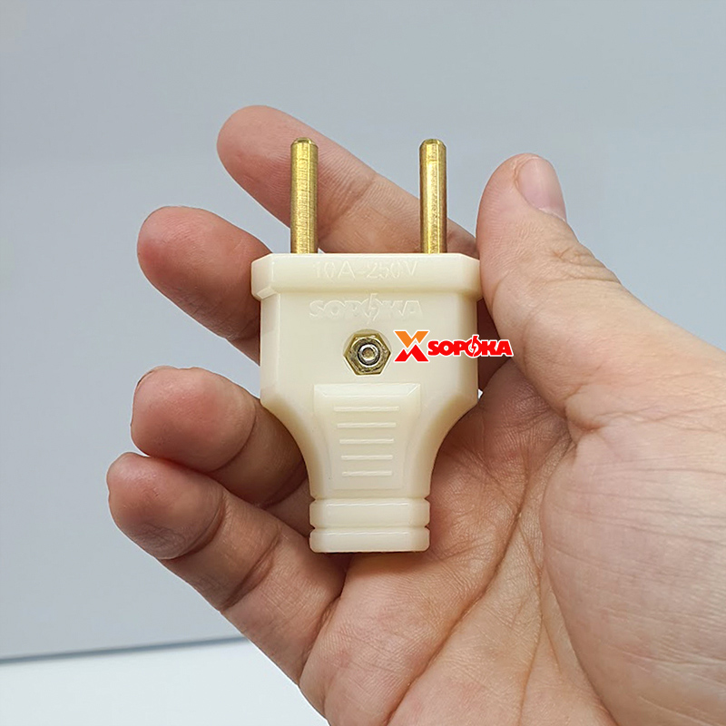 Phích Cắm Điện Dương Chân Tròn 4 mm Chống Vỡ P3 SOPOKA