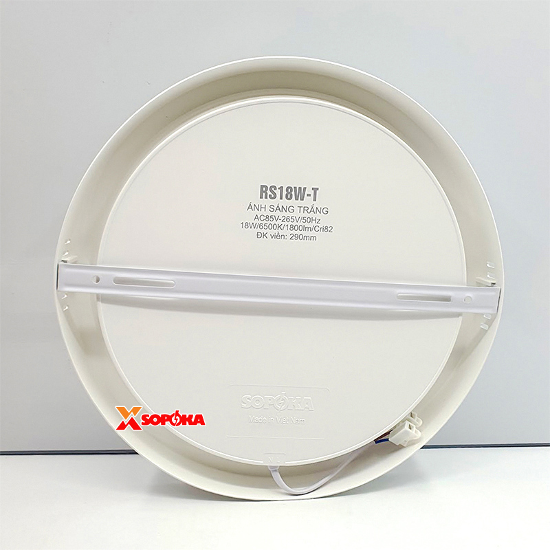 SOPOKA Bóng Đèn LED Ốp Trần RS18W-T Chiếu Sáng 25.000 Giờ, Tiết Kiệm Điện 80%