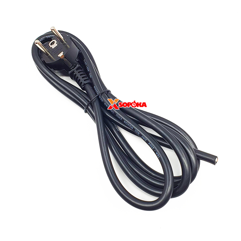 Dây Nối Nguồn Điện 2500W N19 SOPOKA – Chịu Nhiệt Lên Tới ~150°C