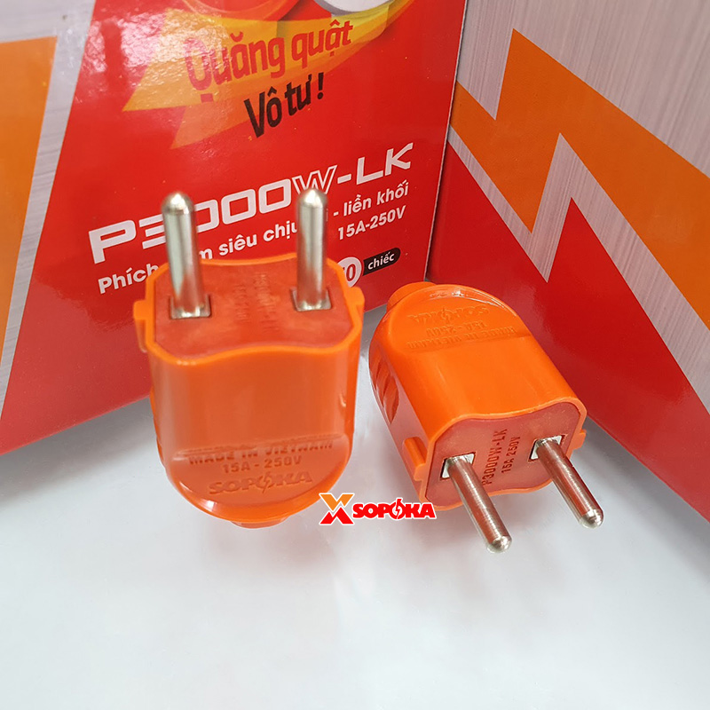 Phích Cắm Điện Dương Chịu Tải 3000W P3000LK SOPOKA