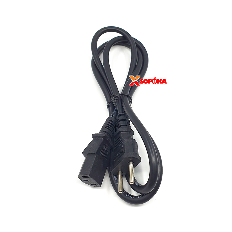 Dây Nguồn Đa Năng SOPOKA Máy Tính, Máy In, Nồi Cơm, Bếp Từ, Ấm Siêu Tốc, Nồi Lẩu Điện N11 2200W