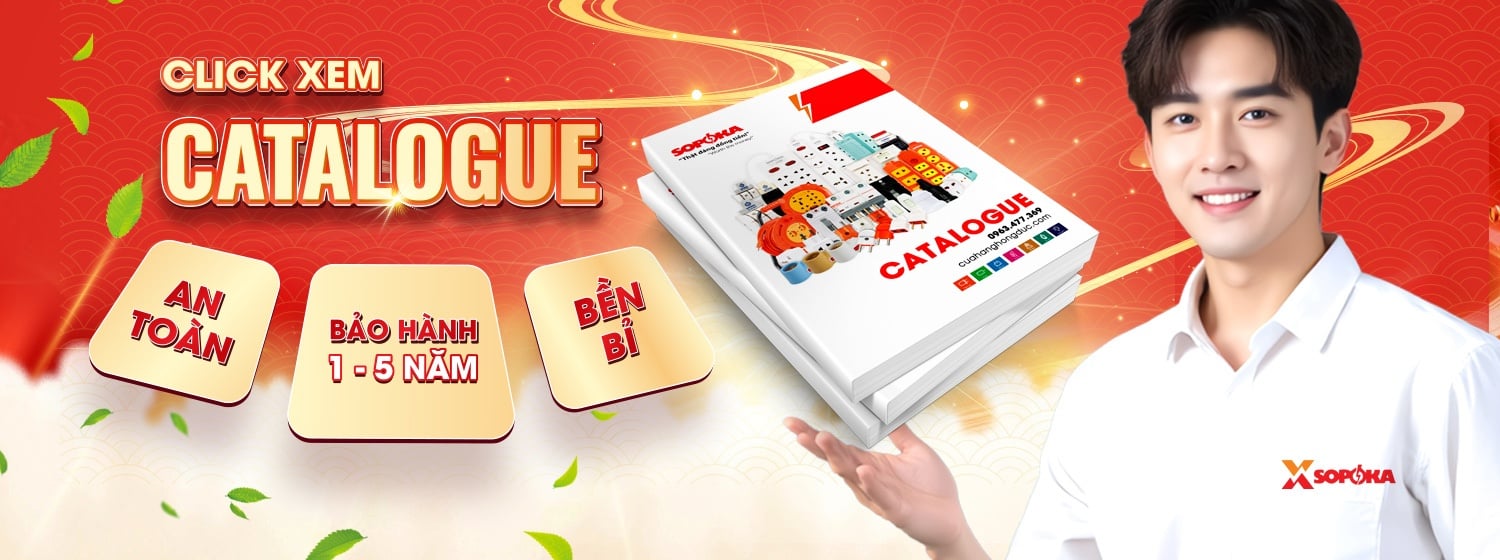 Catalogue sản phẩm SOPOKA chính hãng tại XSOPOKA.COM | Thiết bị điện dân dụng và công nghiệp