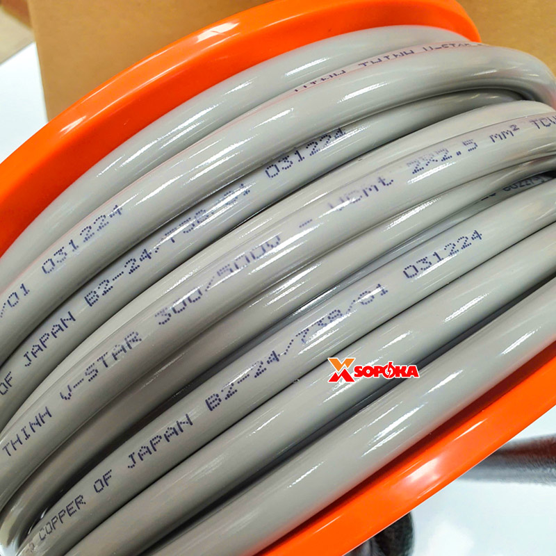 Rulo Cuộn Dây Điện 2x2.5 Công Suất 3500W SOPOKA VĨNH THỊNH