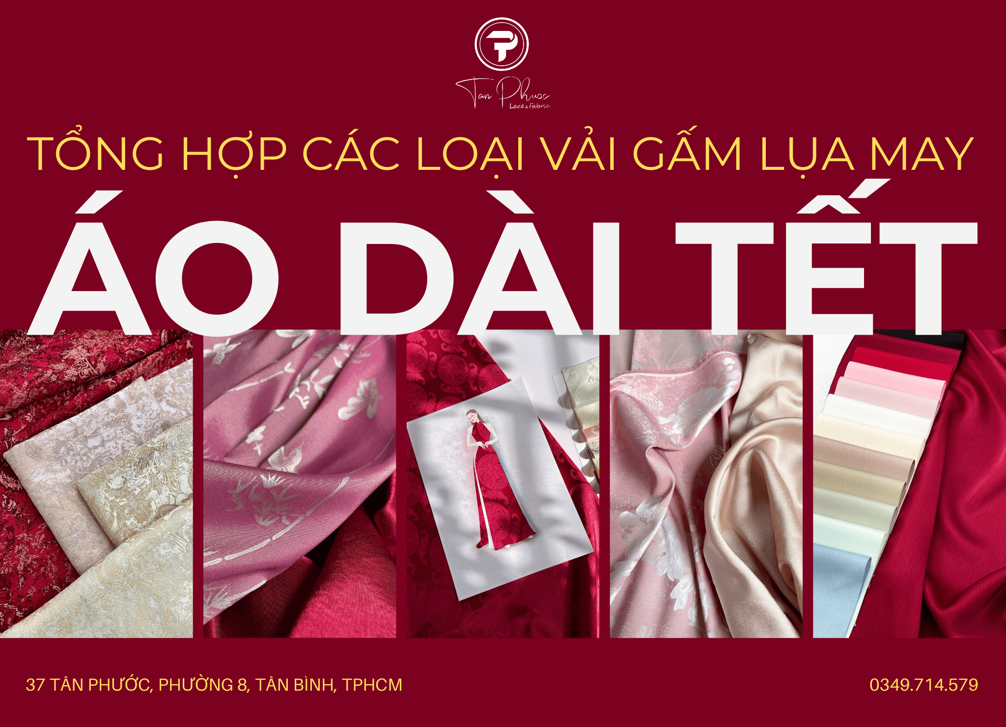 Tổng Hợp Các Loại Gấm Lụa May Áo Dài Tết 2026