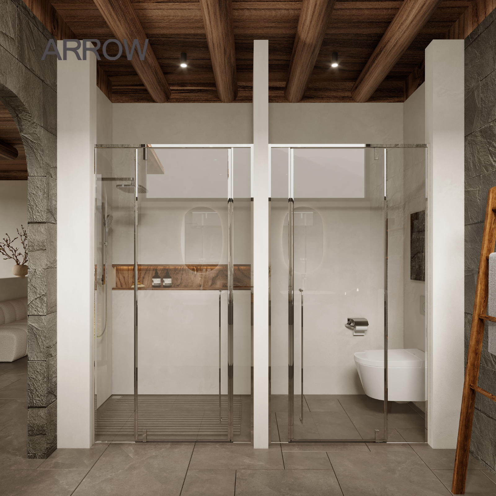 So sánh buồng tắm kính lùa và buồng tắm kính mở quay: Loại nào bền hơn