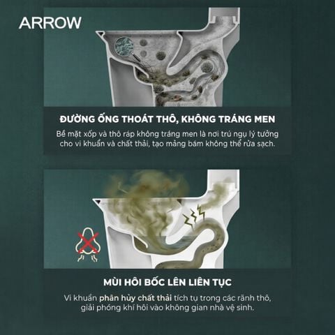 Bí Quyết Xử Lý Bồn Cầu Bị Hôi Triệt Để & Giải Pháp Nâng Cấp Cùng ARROW