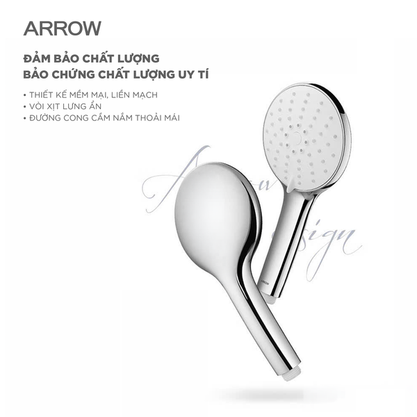 Tay Sen Tắm ARROW: Thiết Kế Công Thái Học, Tiện Nghi Cho Mọi Gia Đình