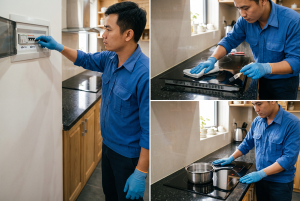 Sửa Bếp Từ Tại Nhà: Xử Lý Sự Cố Nguồn Điện & Giải Pháp An Toàn Từ ARROW