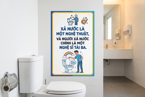 Những Câu Nhắc Nhở Trong Nhà Vệ Sinh Tinh Tế - Arrow Việt Nam