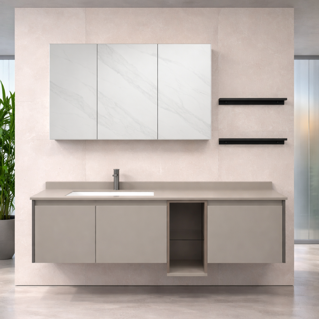Bộ Tủ Lavabo Arrow A1601KLR1/AP4035 và Tủ Gương Arrow A1601KLR2