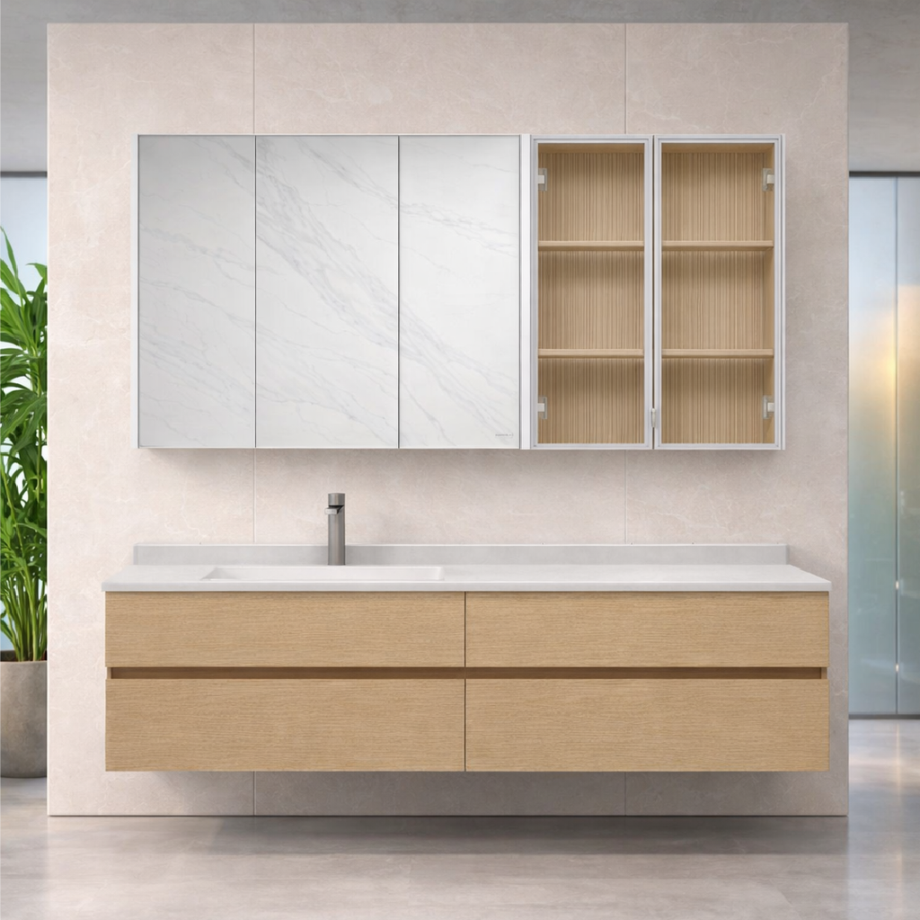 Bộ Tủ Lavabo Arrow A1601MLS1/AP4035 và Tủ Gương Arrow A1601MLS2