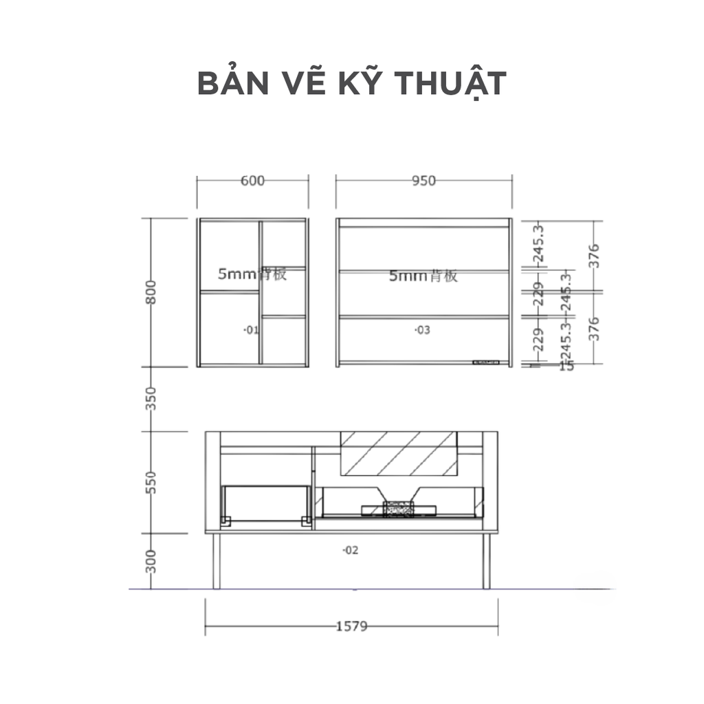 Bộ Tủ Lavabo Arrow A1601MLS1/AP4035 và Tủ Gương Arrow A1601MLS2