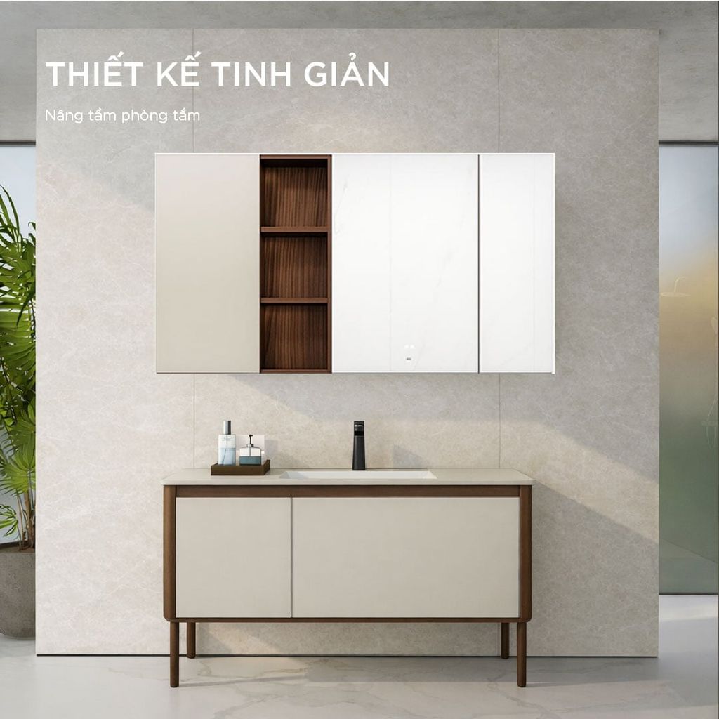Bộ Tủ Lavabo Arrow A1601MY1/AP4035 và Tủ Gương Arrow A1601MY2