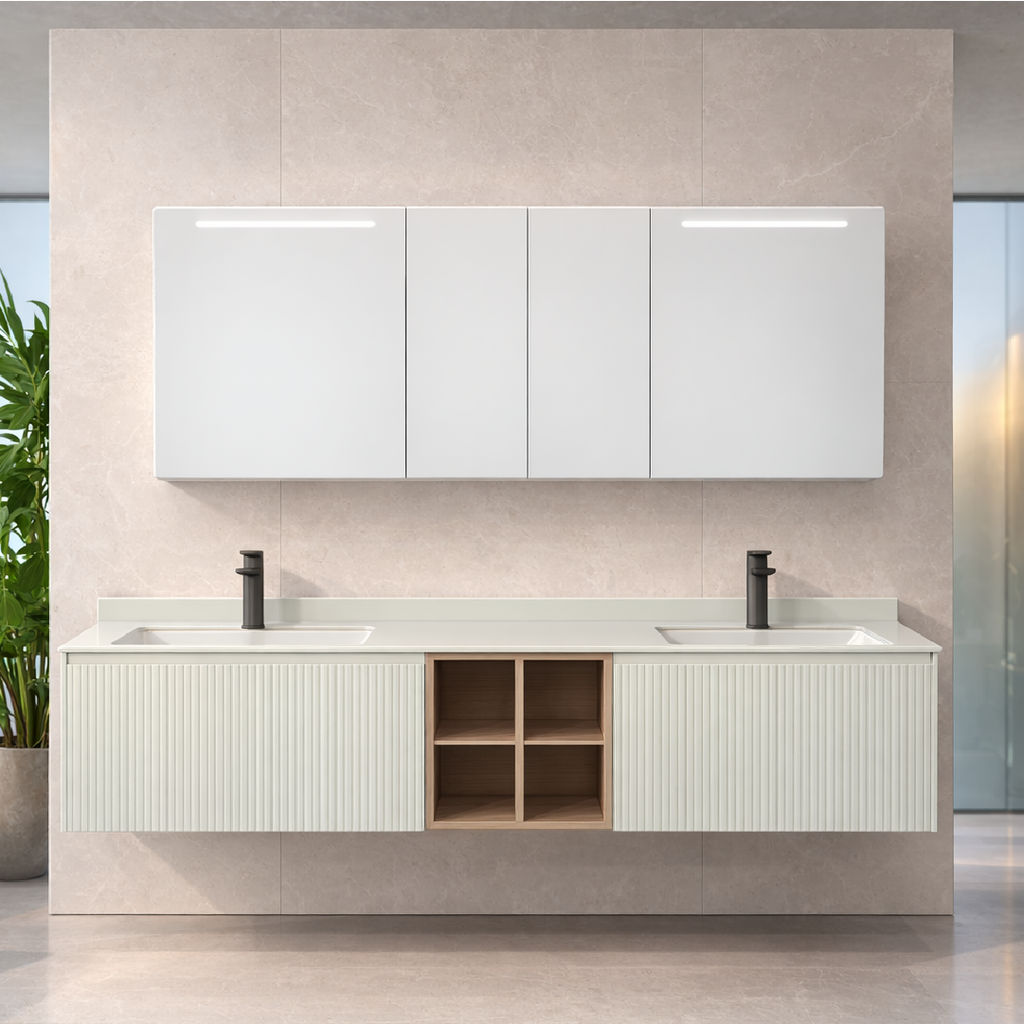 Bộ Tủ Lavabo Arrow A2001LY1/AP4036 và Tủ Gương Arrow A2001LY2