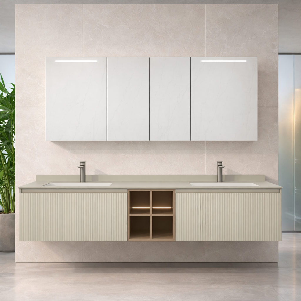 Bộ Tủ Lavabo Arrow A2001XY1/AP4035 và Tủ Gương Arrow A2001XY2