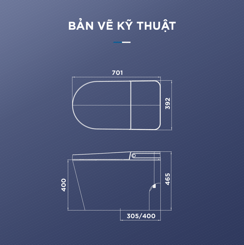 Bồn cầu thông minh Arrow AB1030-AM