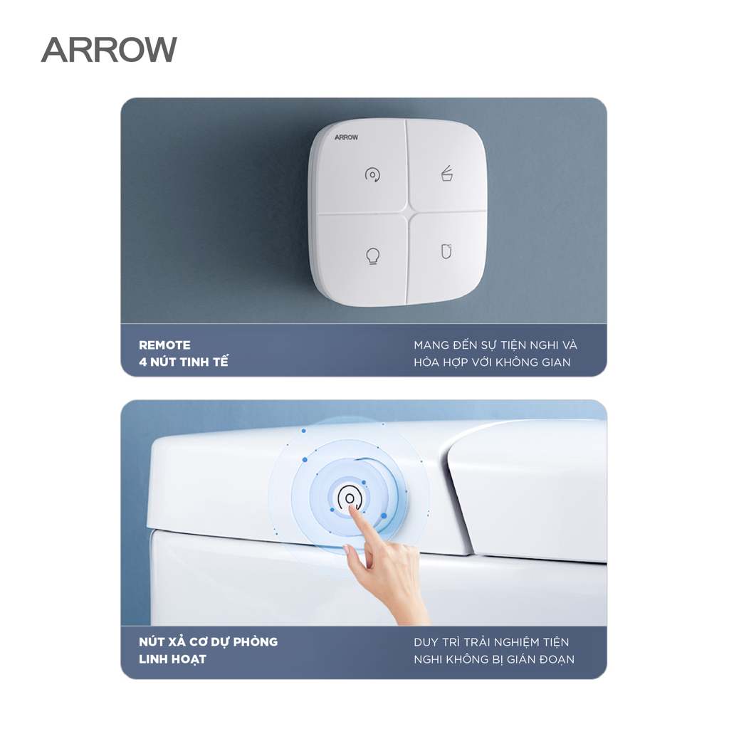 Bồn cầu thông minh Arrow AB1033-SM