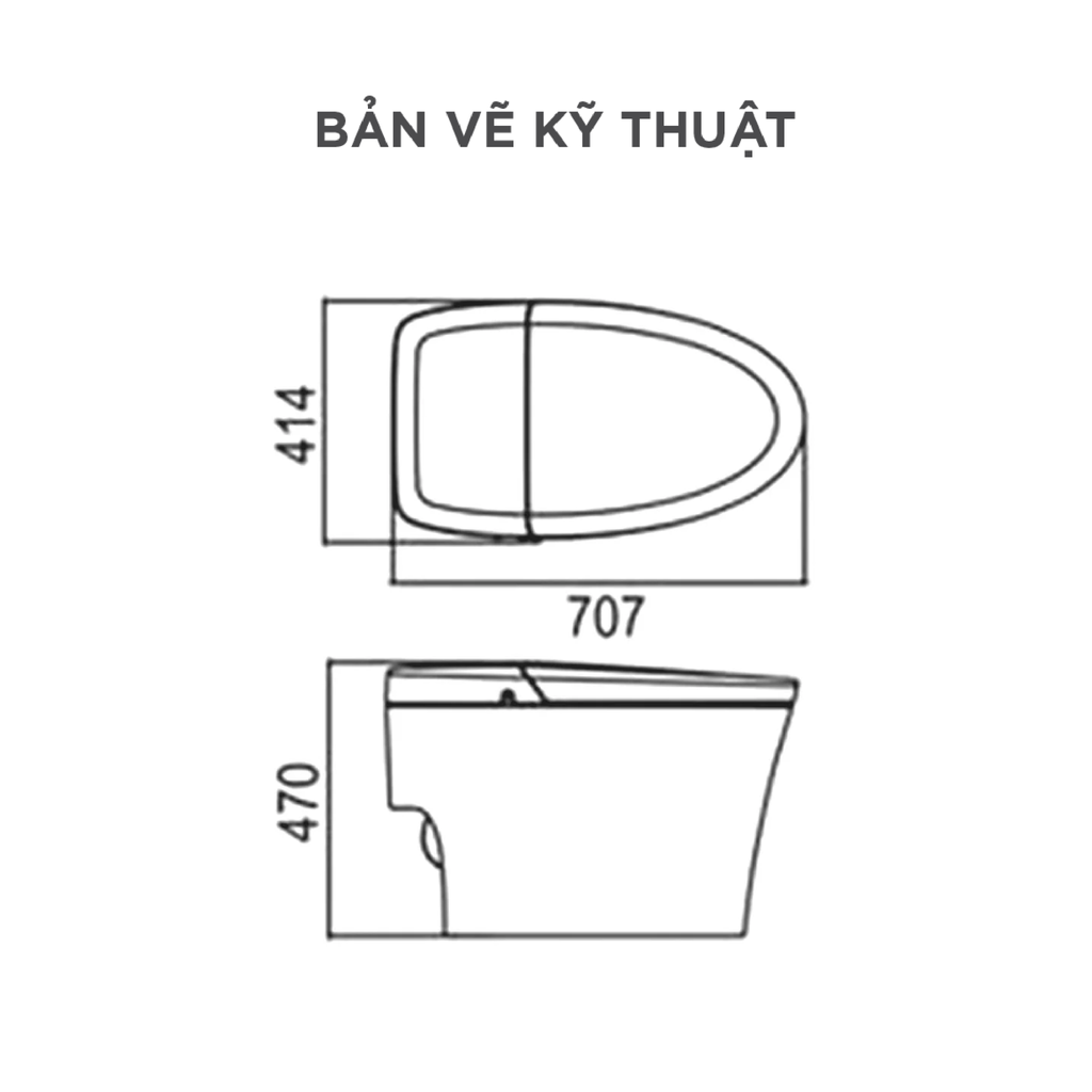 Bồn cầu thông minh Arrow AB1033-SM