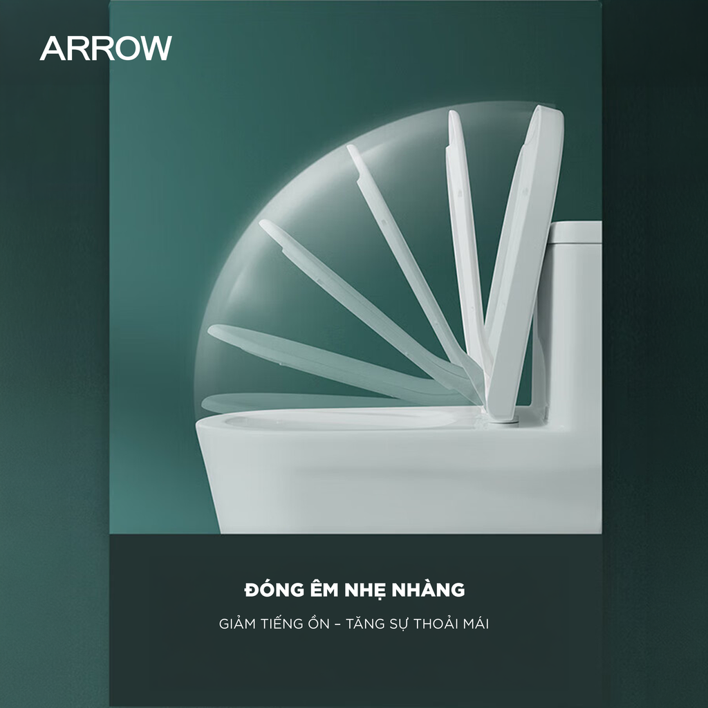 Bồn cầu một khối Arrow AB11009/PG003-ZPA/TW01-300