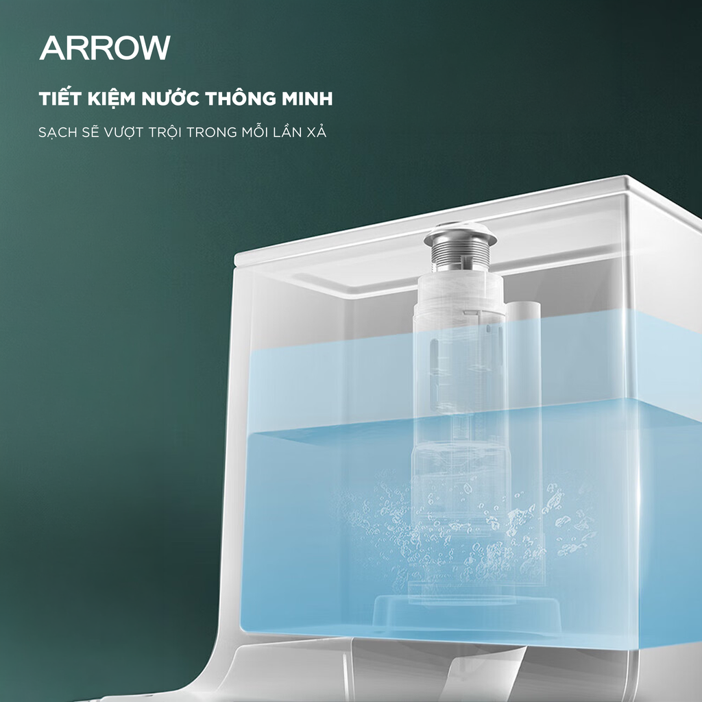 Bồn cầu một khối Arrow AB11009/PG003-ZPA/TW01-300