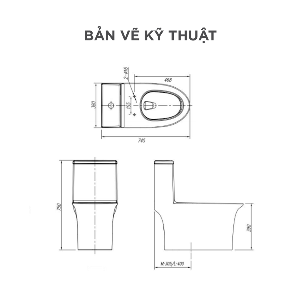 Bồn cầu một khối Arrow AB1187UM/PG015-ZPA