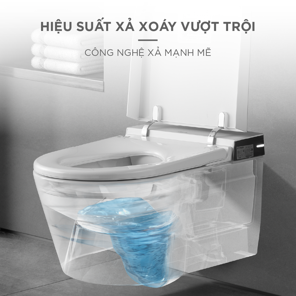 Bồn cầu thông minh treo tường Arrow AB2027/AB2027