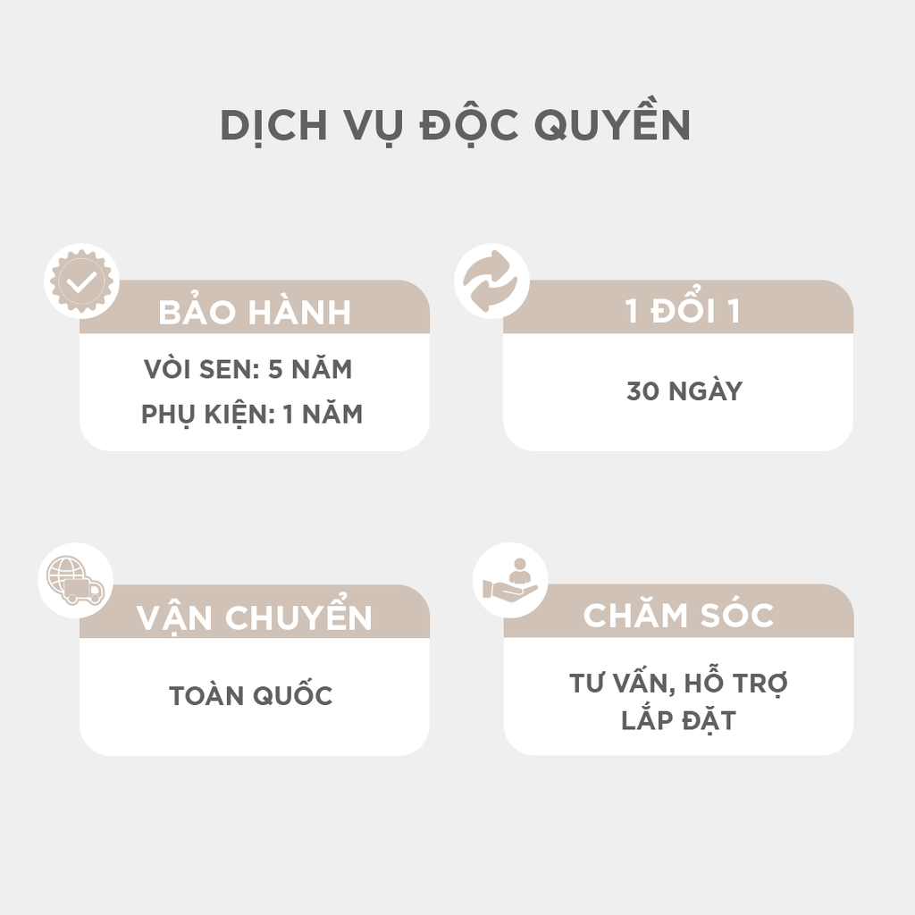Vòi sen cây nóng lạnh Arrow AD3318HGGW
