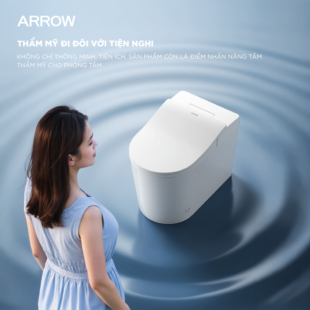 Bồn cầu thông minh Arrow AD833A-1M