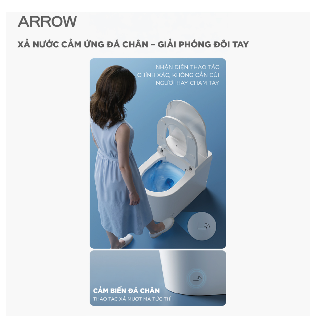Bồn cầu thông minh Arrow AD833A-1M