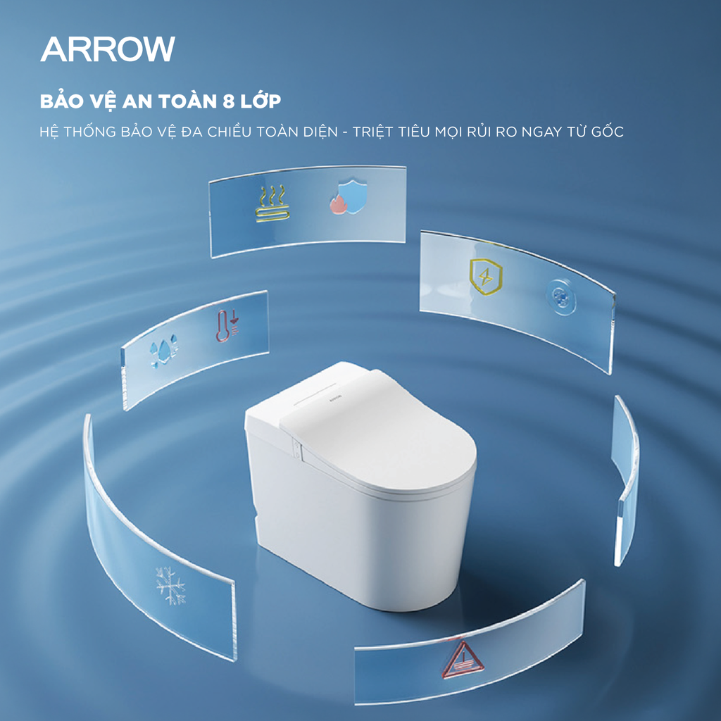 Bồn cầu thông minh Arrow AD833A-1M
