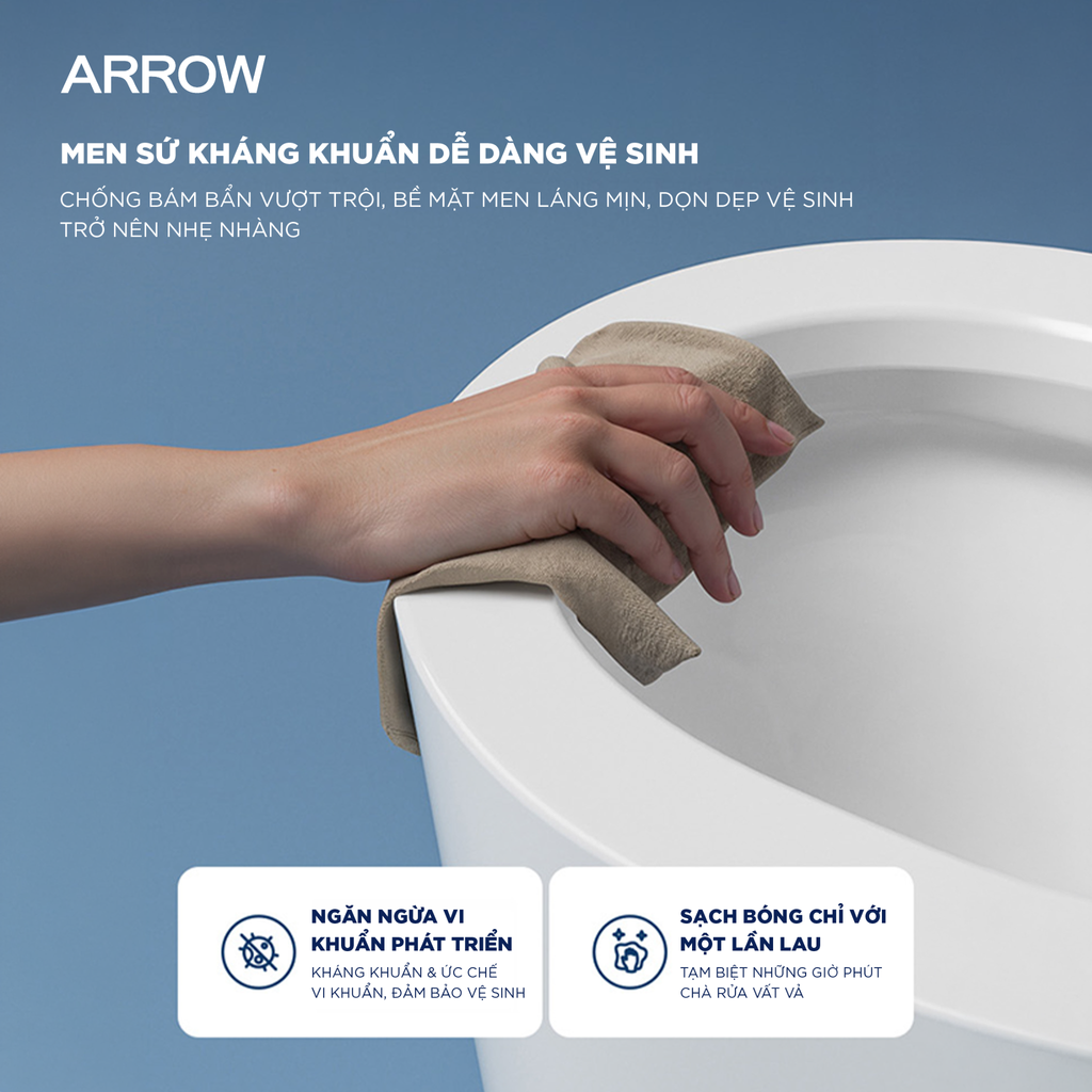 Bồn cầu thông minh Arrow AD833A-1M