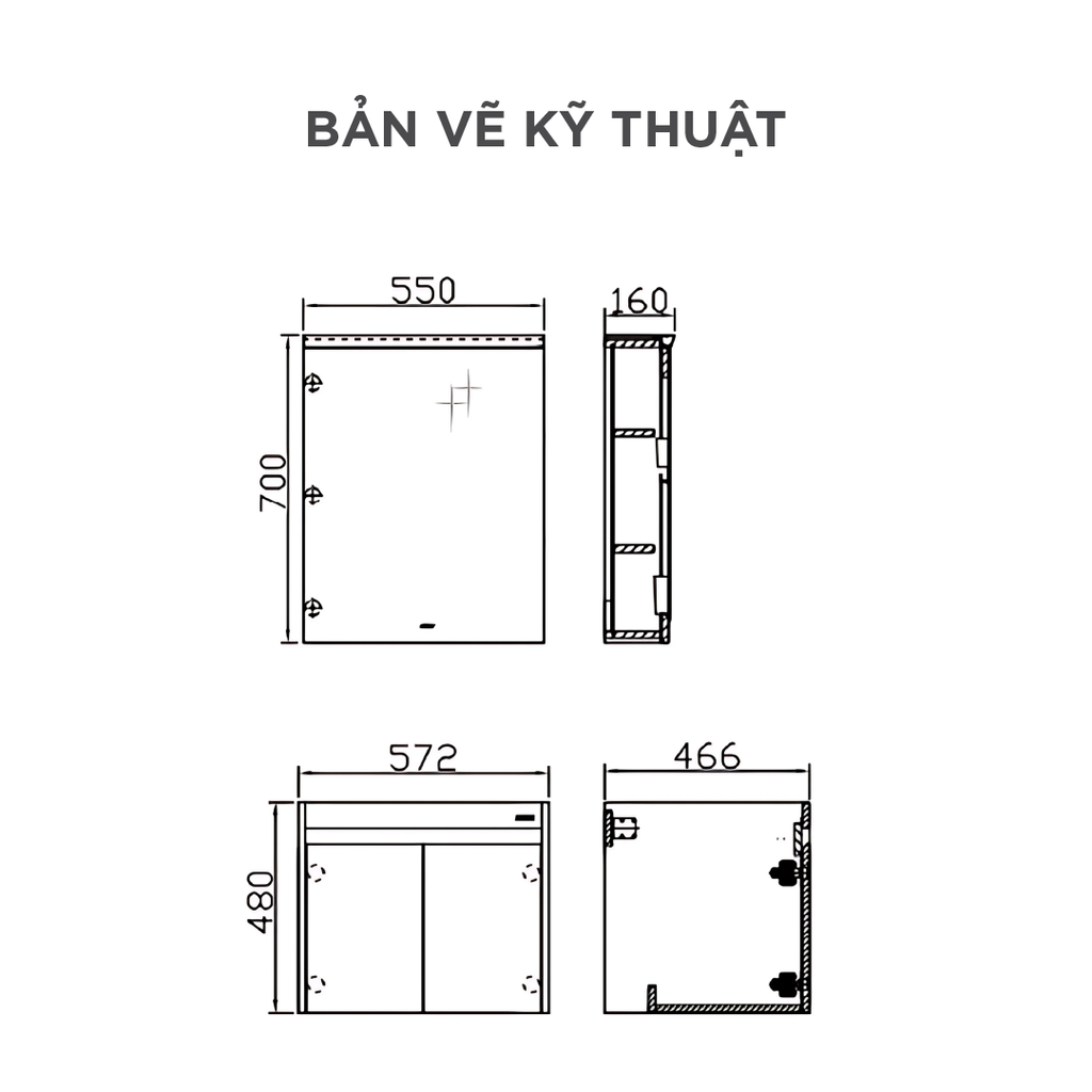 Bộ Tủ Lavabo Arrow ADGMD6G31008D-HF/AP31008D và Tủ Gương Arrow AMJD6G31008D-HF