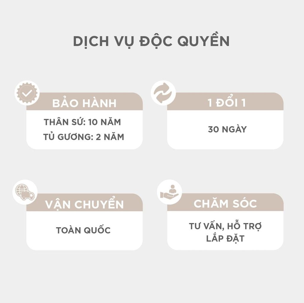 Bộ Tủ Lavabo Arrow ADGMD6G31009D-C/AP31009D và Tủ Gương Arrow AMJD6G31009D-C