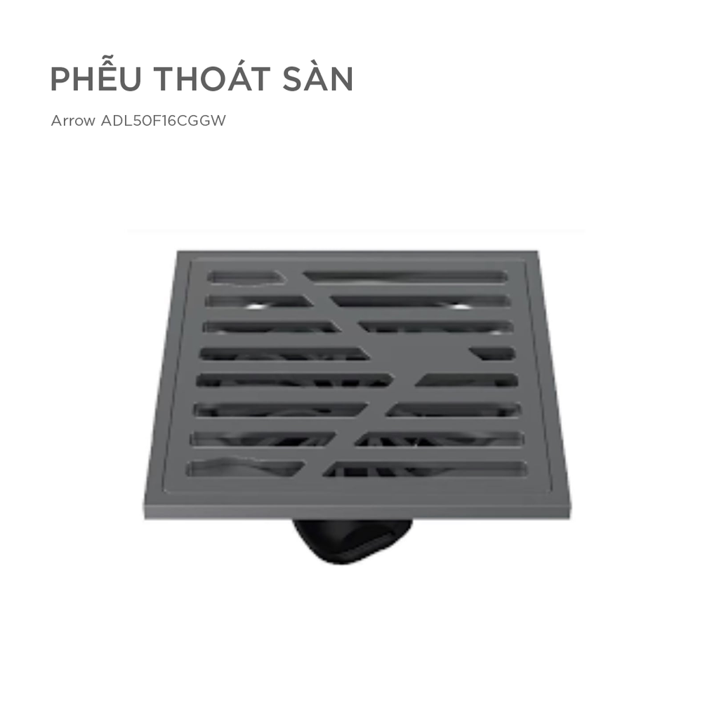Phễu thoát sàn Arrow ADL50F16CGGW