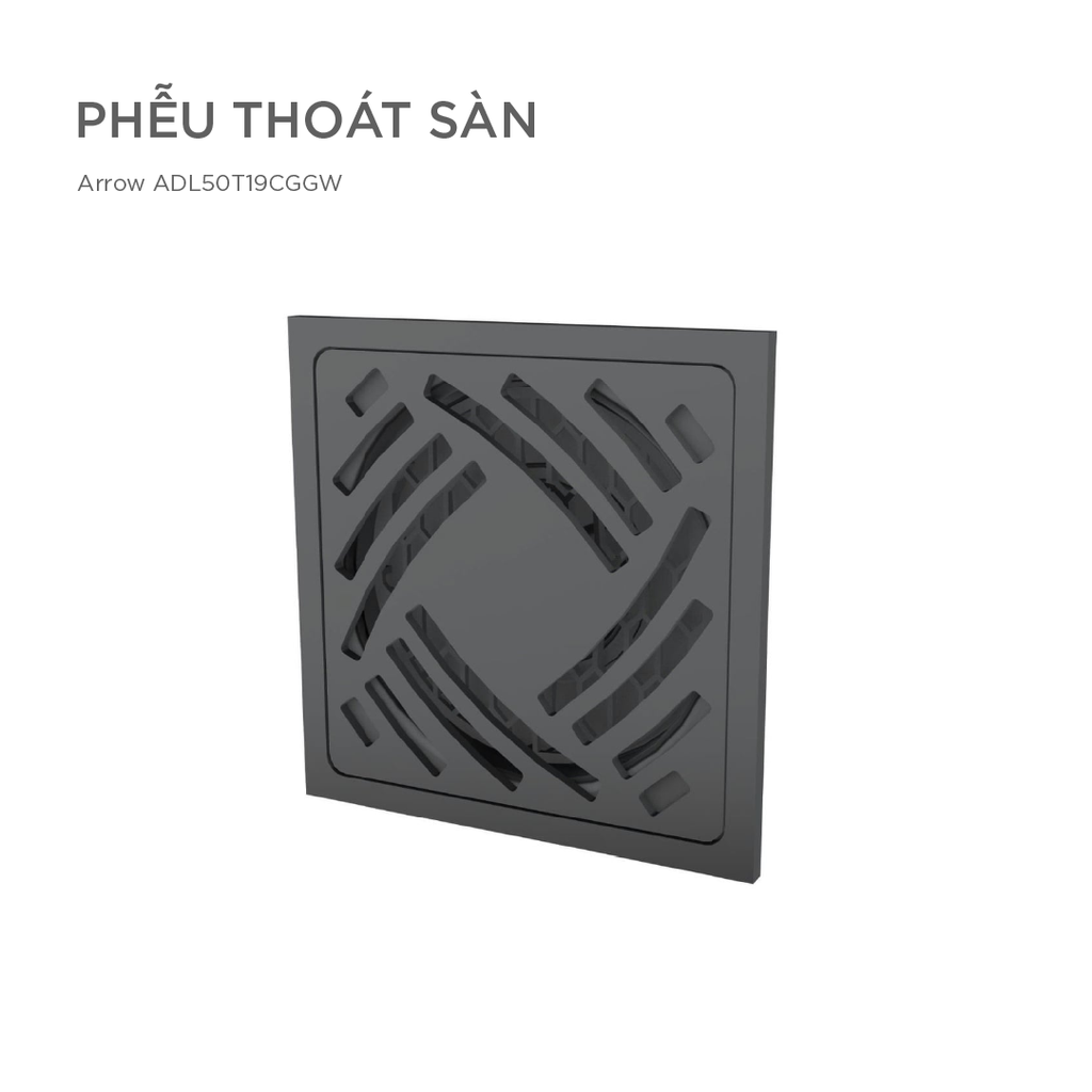 Phễu thoát sàn Arrow ADL50T19CGGW