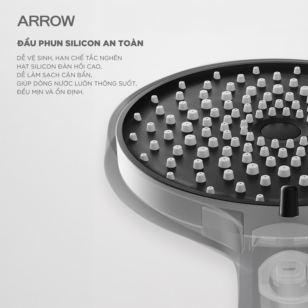 Vòi sen cây nóng lạnh Arrow AF33156CP