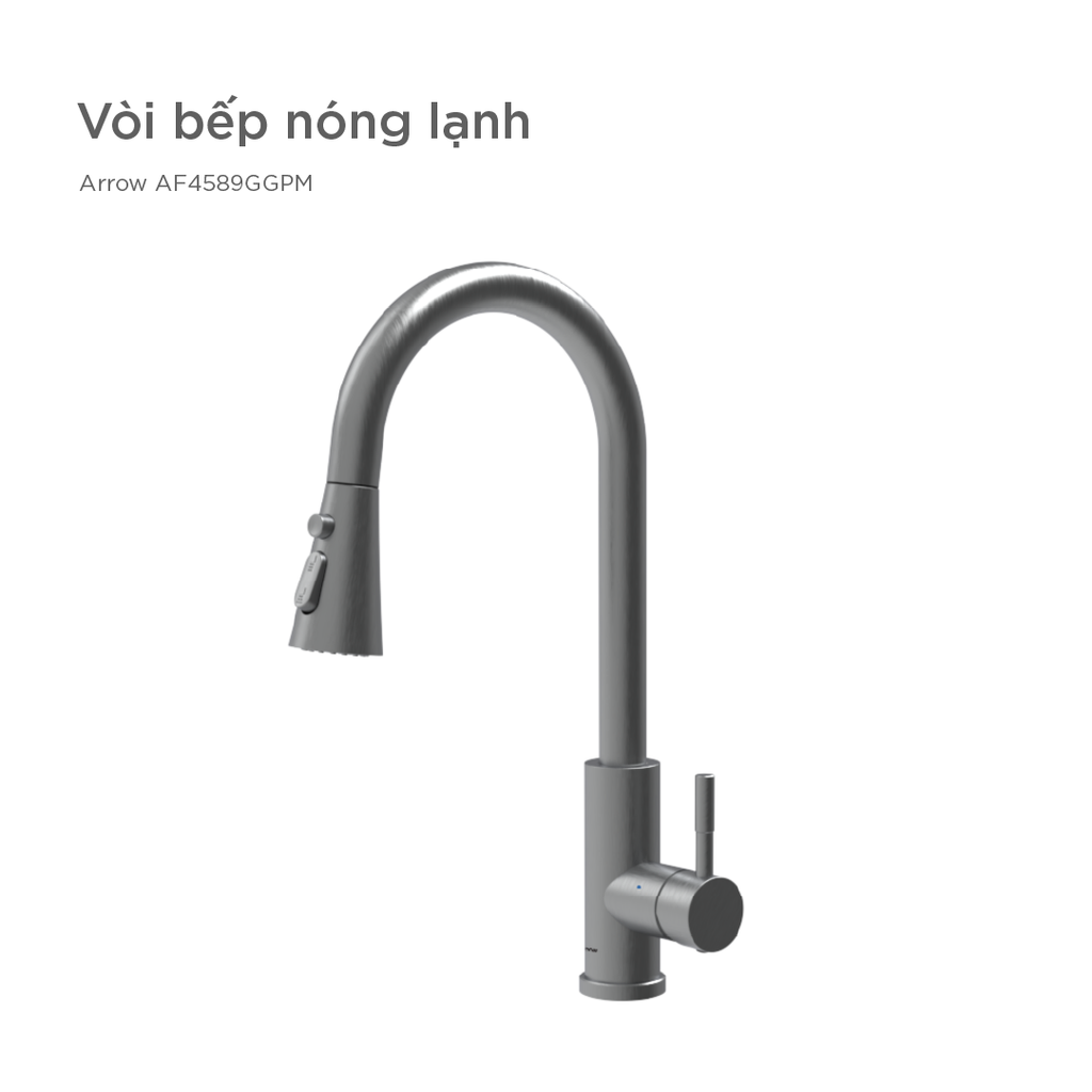 Vòi bếp nóng lạnh Arrow AF4589GGPM
