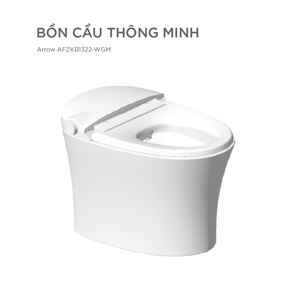Bồn cầu thông minh hỗ trợ người già Arrow AFZKB1322-WGM