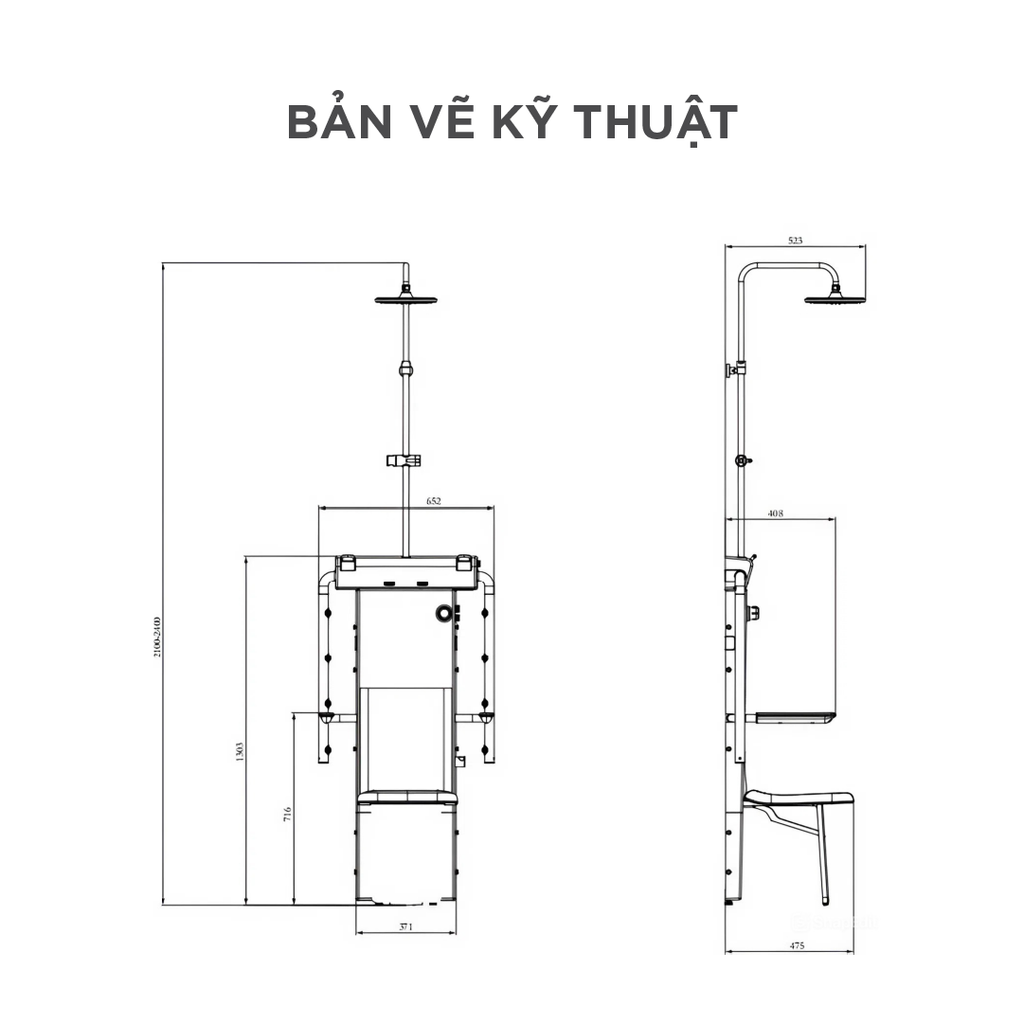 Vòi sen hỗ trợ người già Arrow AFZZSLYQ01-DP