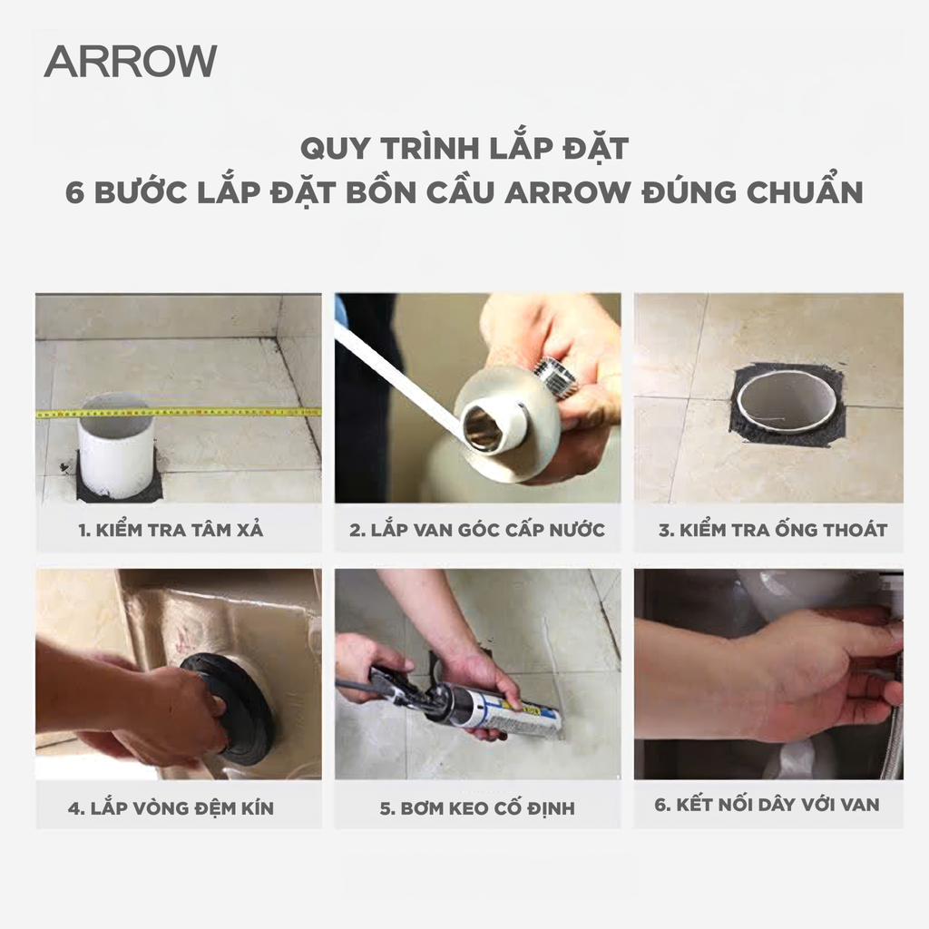 Bồn cầu một khối Arrow AG1253M/AB1253