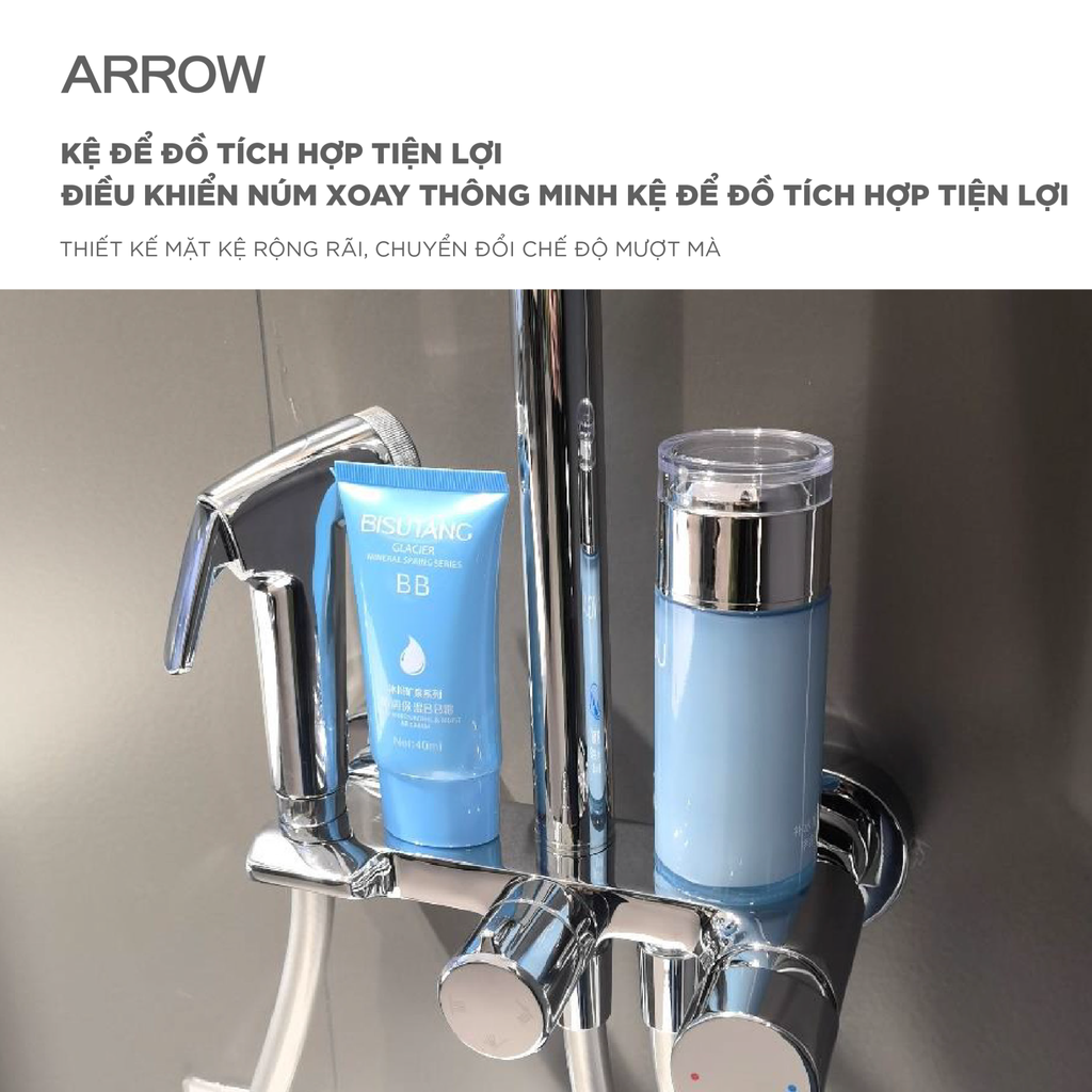 Vòi sen cây nóng lạnh Arrow AG3402CP