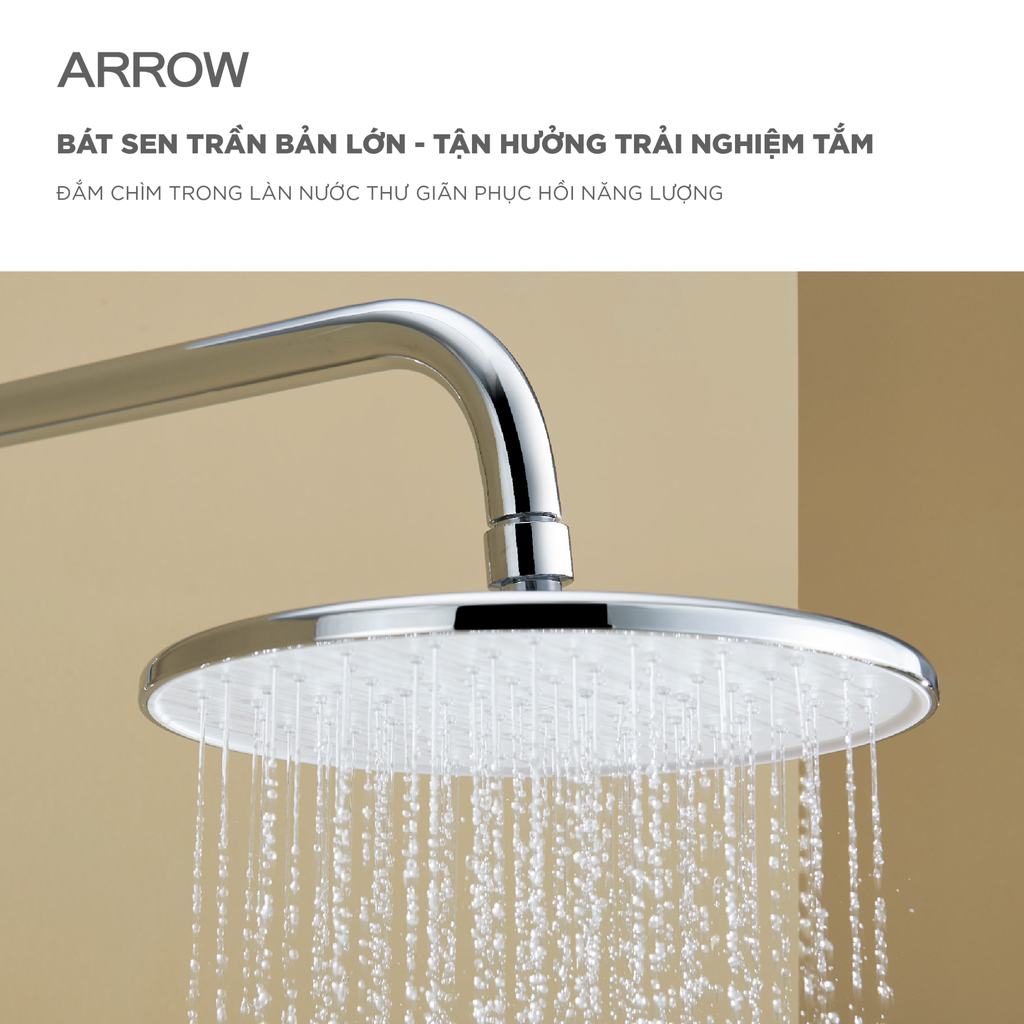 Vòi sen cây nóng lạnh Arrow AG3402CP