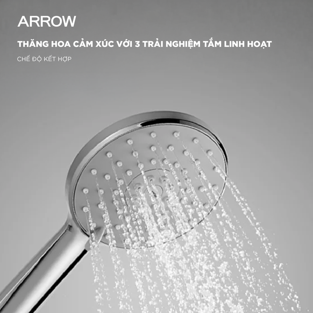 Vòi sen dây nóng lạnh Arrow AG3505CP