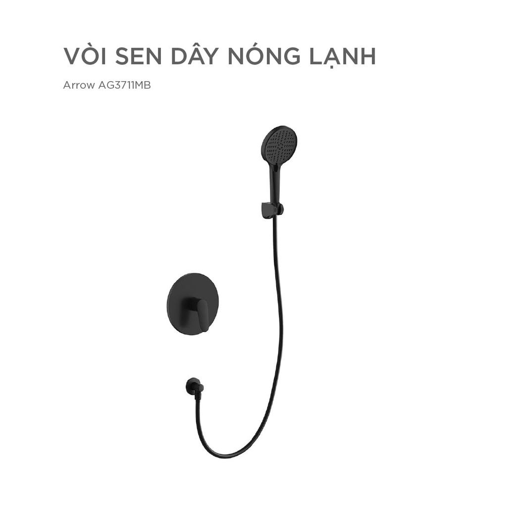 Vòi sen dây nóng lạnh Arrow AG3711MB