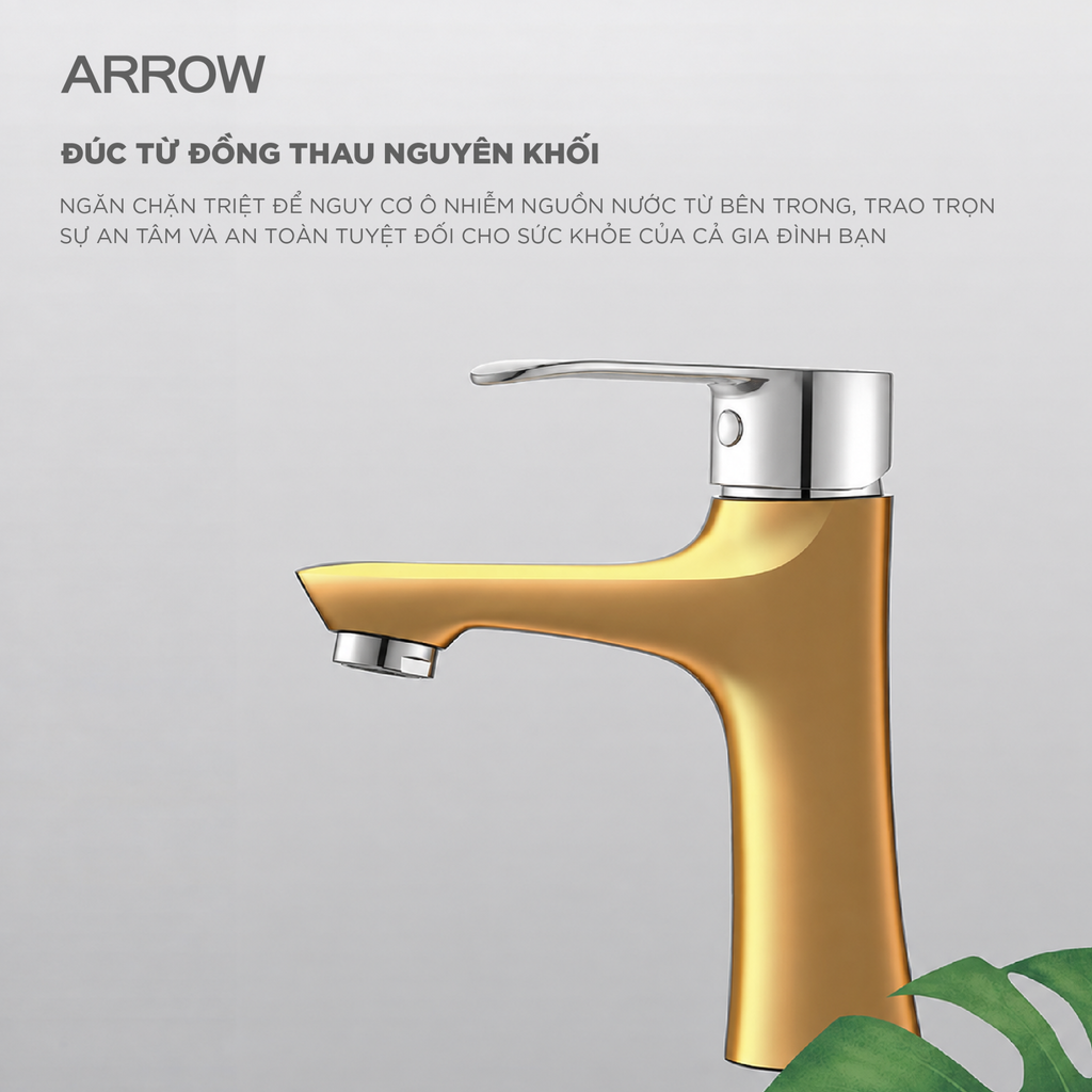 Vòi lavabo nóng lạnh Arrow AG4107