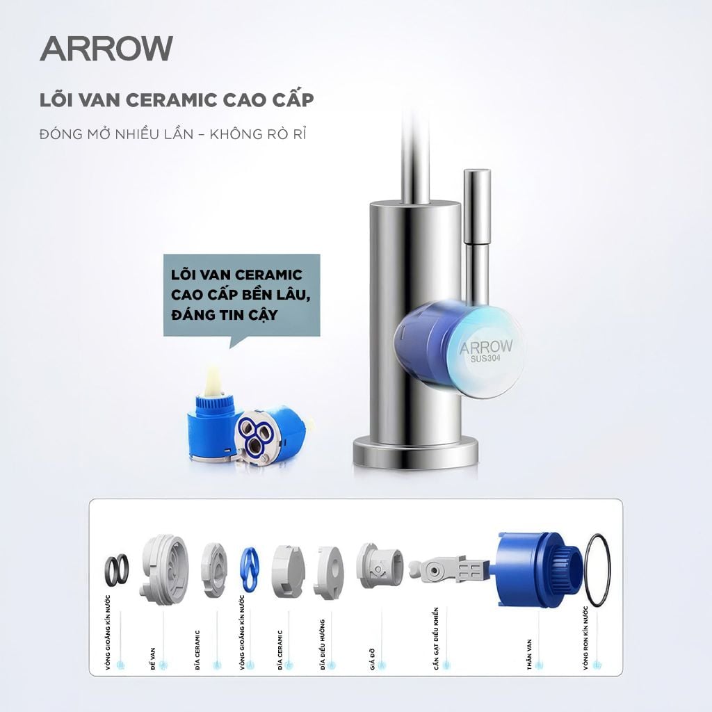 Vòi bếp nóng lạnh Arrow AG4510AM
