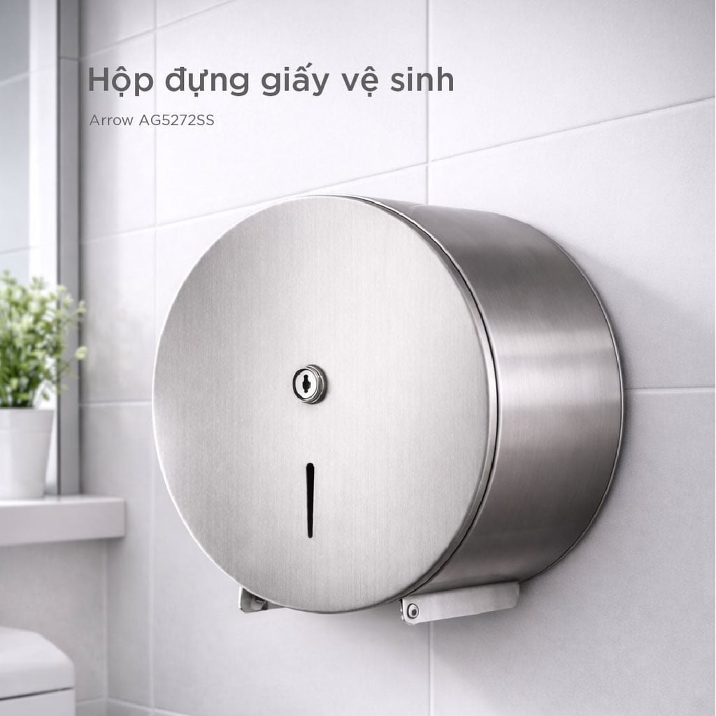 Hộp đựng giấy vệ sinh Arrow AG5272SS
