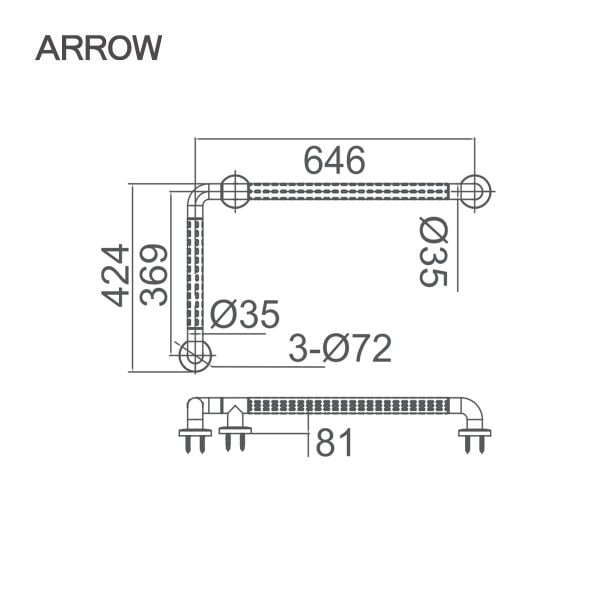 thanh-vin-phong-tam-arrow-AG5612NO